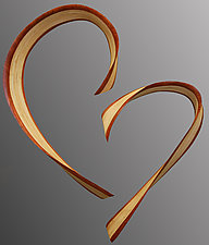 Chatham Heart by Kerry Vesper (Wood Wall Sculpture)