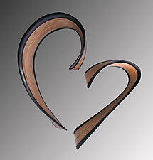 Chatham Heart by Kerry Vesper (Wood Wall Sculpture)
