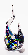Glass Flames by Michael Trimpol and Monique LaJeunesse (Art Glass Sculpture)