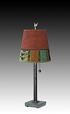 Match Steel Table Lamp by Janna Ugone (Mixed-Media Table Lamp)