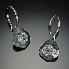 Rock Earrings by Dahlia Kanner (Silver & Stone Earrings)