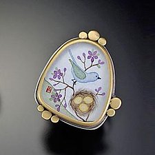 Organic Ring by Ananda Khalsa (Silver Ring)