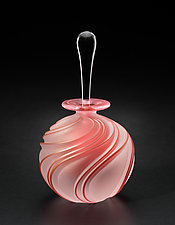 Aurora Swirl by Mary Angus (Art Glass Perfume Bottle)
