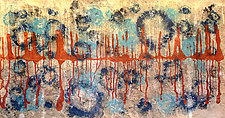 Spores No.4 High Water Line (After Sandy) by Joanie San Chirico (Acrylic Painting)