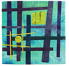 Foot Square VII by Catherine Kleeman (Fiber Wall Hanging)
