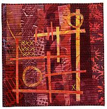 Foot Square I by Catherine Kleeman (Fiber Wall Hanging)