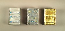 Icicle Matchbox Covers by Alicia Kelemen (Art Glass Match Box Cover)