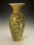 Puzzle Vessel with Yellow and Green Ash Glazes by Lance Timco (Ceramic Vessel)
