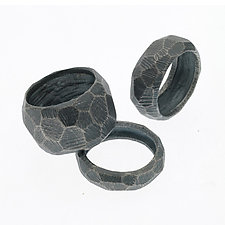Rock Rings by Heather Guidero (Silver Ring)