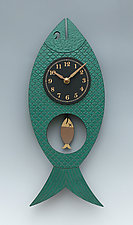 Wanda Pendulum Clock by Leonie Lacouette (Wood Clock)