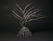 Swaying Grasses 2 by Charles McBride White (Metal Sculpture)
