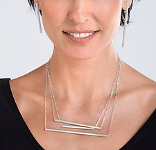 Trapeze Asymmetrical Jewelry by Rina S. Young (Silver Jewelry)