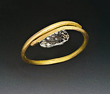 Small Urchin Ring by Peg Fetter (Gold & Silver Ring)