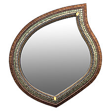 Cinnamon Sage Mirror by Angie Heinrich (Mosaic Mirror)