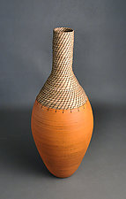 Bottle Vessel by Hannie Goldgewicht (Ceramic Vessel)