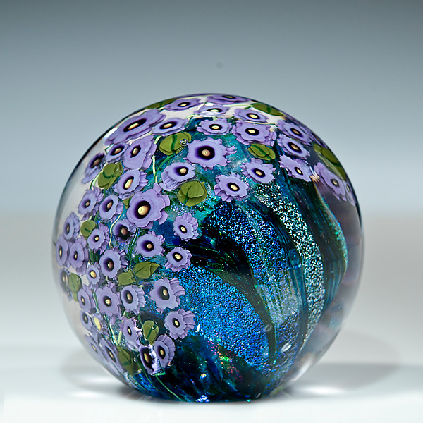 Violets Paperweight