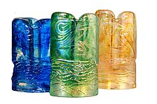 Gilly Vase by Joel and Candace Bless (Art Glass Vase)
