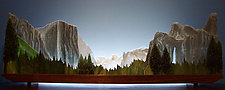 Yosemite by Bernie Huebner and Lucie Boucher (Art Glass Sculpture)