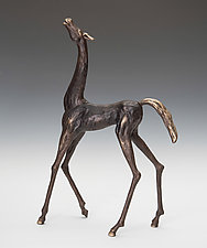 Stylized Mare & Stallion by Scott Nelles (Bronze Sculpture)