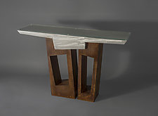 Inca Table by Jeffrey Brown (Metal Console Table)