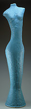 Blue Study #1 by Cathy Broski (Ceramic Sculpture)