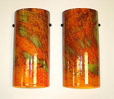 Tuscany Sconce by Joel and Candace Bless (Art Glass Sconce)