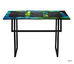Rectangles Foyer Table by Joel and Candace Bless (Art Glass Console Table)