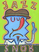 Jazz Snob by Hal Mayforth (Giclee Print)