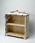 Birch Bark Bluff: Half Shelf by Mike Dillon (Wood & Resin Bookcase)