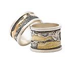 Spool Rings by Sonia Beauchesne (Gold & Silver Ring)