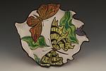 Plate with Swallowtail Butterfly by Farraday Newsome (Ceramic Plate)