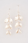 Tril-Leaf Dangle Earrings by Sadie Wang (Silver Earrings)