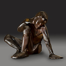Reflection by Dina Angel-Wing (Bronze Sculpture)