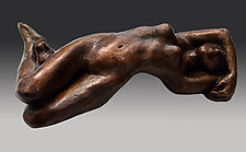 Reclining Figure No.2 by Dina Angel-Wing (Bronze Sculpture)