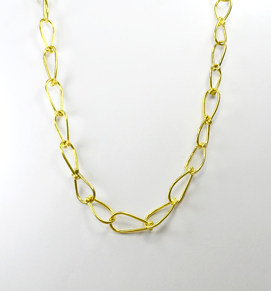 Horseshoe Link Chain by Dennis Higgins (Gold & Silver Necklace ...