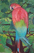 Bird in Tree by Elisa Root (Oil Painting)