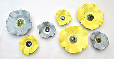 Violas by Amy Meya (Ceramic Wall Sculpture)