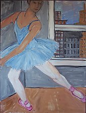 Ballet Class by Elisa Root (Oil Painting)