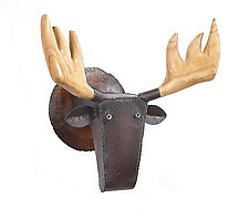 Moose in the Woods by Ben Gatski and Kate Gatski (Metal Sculpture)