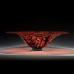 Cedars of Beirut Bowl by Lisa Tate (Glass Bowls)