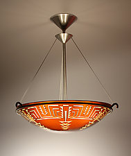 Pima Pendant Lamp by George Scott (Art Glass Pendant Lamp)
