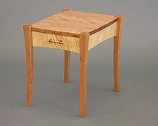 Tusk Table by Steven M. White (Wood Side Table)