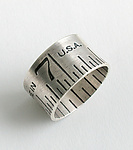 Ruler Ring by Connie Verrusio (Silver Ring)