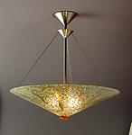 Sunburst Cone by George Scott (Art Glass Pendant Lamp)