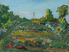 Collins Garden No. 1 by Jonathan Herbert (Oil Painting)