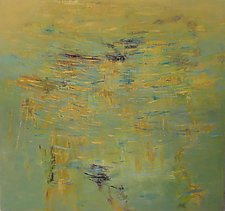 Golden Pond by Lela Kay (Oil Painting)
