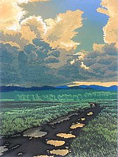 After the Storm by William Hays (Linocut Print)