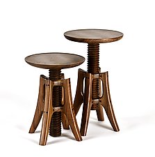 Piano Stool in Walnut by James Pearce (Wood Stool)