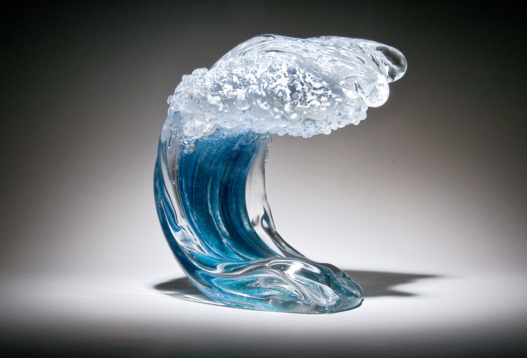 Ocean Wave by Ian Whitt (Art Glass Sculpture) Artful Home