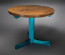 Pedestal Table by Todd Bradlee (Wood Pedestal Table)